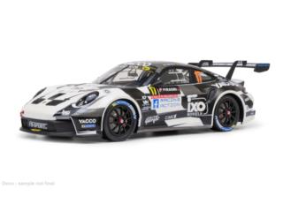 Porsche 992, Rallye Wallonien, 2025, #17, C.De Cecco / H.Jerome IXO 1:18 Metallmodell (Türen/Hauben nicht zu öffnen!)