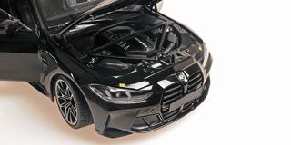 BMW M4 - 2024 - BLACK METALLIC Minichamps 1:18 Metallmodell mit zu öffnenden Hauben und Türen!
