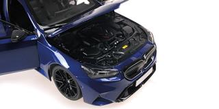 BMW M5 - 2024 - BLUE METALLIC Minichamps 1:18 Metallmodell mit zu öffnenden Hauben und Türen!