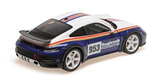 PORSCHE 911 DAKAR - 2022 - ROUGHROADS Minichamps 1:18 Metallmodell mit zu öffnenden Hauben und Türen!