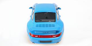 PORSCHE 911 (993) TURBO S - 1997 - BLUE Minichamps 1:18 Metallmodell, Türen, Motorhaube... nicht zu öffnen