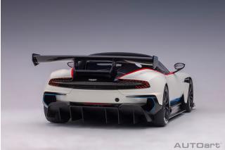 ASTON MARTIN VULCAN 2015 (STRATUS WHITE/BLUE STRIPES) (COMPOSITE MODEL/FULL OPENINGS)  AUTOart 1:18