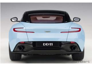 Aston Martin DB11 (Q FROSTED GLASS BLUE) (composite model/full openings) AUTOart 1:18