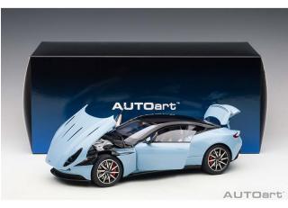 Aston Martin DB11 (Q FROSTED GLASS BLUE) (composite model/full openings) AUTOart 1:18