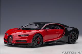 Bugatti Chiron Sport 2019 (italian red/carbon) (composite model/full openings + workable rear spoiler) AUTOart 1:18