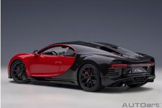Bugatti Chiron Sport 2019 (italian red/carbon) (composite model/full openings + workable rear spoiler) AUTOart 1:18