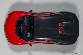 Bugatti Chiron Sport 2019 (italian red/carbon) (composite model/full openings + workable rear spoiler) AUTOart 1:18