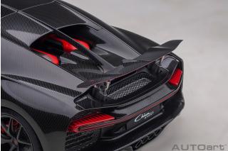 Bugatti Chiron Sport 2019 (italian red/carbon) (composite model/full openings + workable rear spoiler) AUTOart 1:18