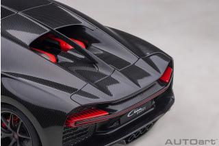 Bugatti Chiron Sport 2019 (italian red/carbon) (composite model/full openings + workable rear spoiler) AUTOart 1:18