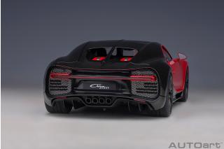 Bugatti Chiron Sport 2019 (italian red/carbon) (composite model/full openings + workable rear spoiler) AUTOart 1:18