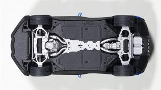 Chevrolet Corvette C7 Z06 (laguna blue tintcoat/ black rims) 2014 (composite model/full openings) AUTOart 1:18