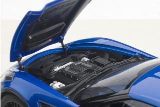 Chevrolet Corvette C7 Z06 (laguna blue tintcoat/ black rims) 2014 (composite model/full openings) AUTOart 1:18