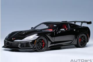 Chevrolet Corvette ZR1 2019 (gloss black) (composite model/full openings) AUTOart 1:18 Composite