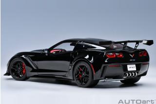 Chevrolet Corvette ZR1 2019 (gloss black) (composite model/full openings) AUTOart 1:18 Composite