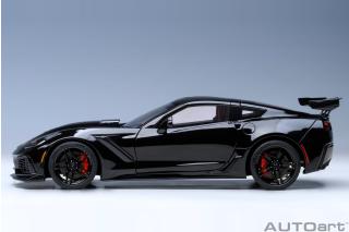 Chevrolet Corvette ZR1 2019 (gloss black) (composite model/full openings) AUTOart 1:18 Composite