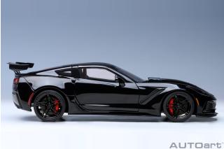 Chevrolet Corvette ZR1 2019 (gloss black) (composite model/full openings) AUTOart 1:18 Composite