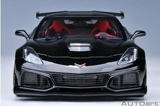 Chevrolet Corvette ZR1 2019 (gloss black) (composite model/full openings) AUTOart 1:18 Composite