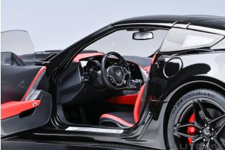 Chevrolet Corvette ZR1 2019 (gloss black) (composite model/full openings) AUTOart 1:18 Composite