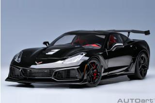 Chevrolet Corvette ZR1 2019 (gloss black) (composite model/full openings) AUTOart 1:18 Composite