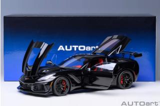 Chevrolet Corvette ZR1 2019 (gloss black) (composite model/full openings) AUTOart 1:18 Composite