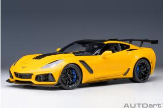 Chevrolet Corvette ZR1 2019 (Corvette racing yellow tintcoat) (composite model/full openings) AUTOart 1:18 Composite