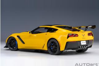 Chevrolet Corvette ZR1 2019 (Corvette racing yellow tintcoat) (composite model/full openings) AUTOart 1:18 Composite