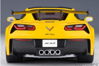 Chevrolet Corvette ZR1 2019 (Corvette racing yellow tintcoat) (composite model/full openings) AUTOart 1:18 Composite