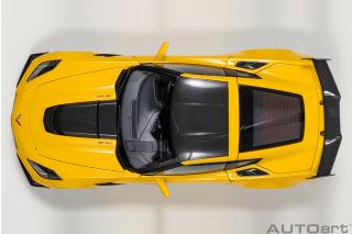 Chevrolet Corvette ZR1 2019 (Corvette racing yellow tintcoat) (composite model/full openings) AUTOart 1:18 Composite