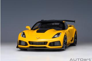 Chevrolet Corvette ZR1 2019 (Corvette racing yellow tintcoat) (composite model/full openings) AUTOart 1:18 Composite