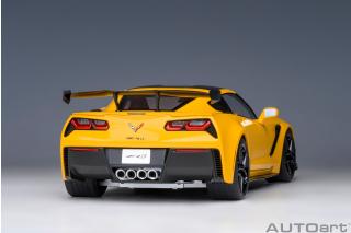 Chevrolet Corvette ZR1 2019 (Corvette racing yellow tintcoat) (composite model/full openings) AUTOart 1:18 Composite