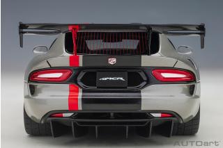 Dodge Viper ACR 2017 (billet silver metallic/black stripes) (composite model/full openings) AUTOart 1:18