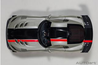 Dodge Viper ACR 2017 (billet silver metallic/black stripes) (composite model/full openings) AUTOart 1:18