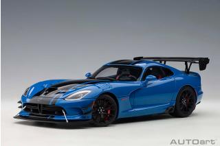 Dodge Viper ACR 2017 (competition blue/black stripes) (composite model/full openings) AUTOart 1:18