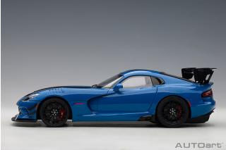 Dodge Viper ACR 2017 (competition blue/black stripes) (composite model/full openings) AUTOart 1:18