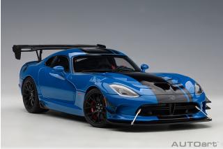 Dodge Viper ACR 2017 (competition blue/black stripes) (composite model/full openings) AUTOart 1:18