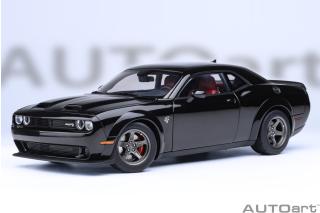 DODGE CHALLENGER SRT SUPER STOCK 2023 (PITCH BLACK) AUTOart 1:18 Composite