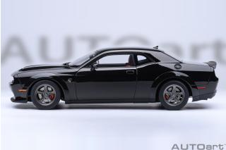 DODGE CHALLENGER SRT SUPER STOCK 2023 (PITCH BLACK) AUTOart 1:18 Composite