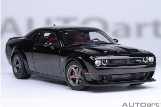 DODGE CHALLENGER SRT SUPER STOCK 2023 (PITCH BLACK) AUTOart 1:18 Composite