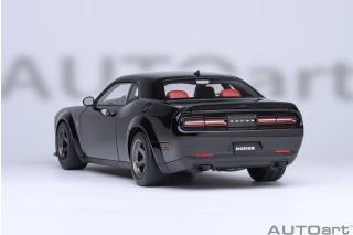 DODGE CHALLENGER SRT SUPER STOCK 2023 (PITCH BLACK) AUTOart 1:18 Composite
