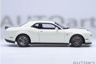 DODGE CHALLENGER SRT SUPER STOCK 2023 (KNUCKLE WHITE) AUTOart 1:18 Composite