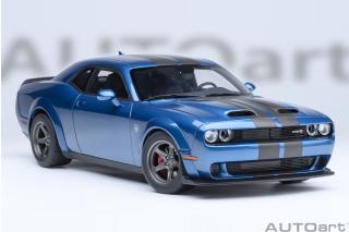 DODGE CHALLENGER SRT SUPER STOCK 2023 (FROSTBITE/BLUE) AUTOart 1:18 Composite