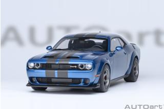DODGE CHALLENGER SRT SUPER STOCK 2023 (FROSTBITE/BLUE) AUTOart 1:18 Composite