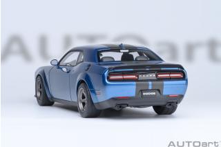 DODGE CHALLENGER SRT SUPER STOCK 2023 (FROSTBITE/BLUE) AUTOart 1:18 Composite