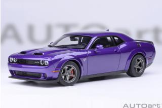 DODGE CHALLENGER SRT SUPER STOCK 2023 (PLUM CRAZY/PURPLE) AUTOart 1:18 Composite