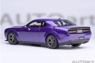 DODGE CHALLENGER SRT SUPER STOCK 2023 (PLUM CRAZY/PURPLE) AUTOart 1:18 Composite