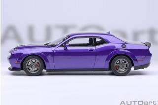 DODGE CHALLENGER SRT SUPER STOCK 2023 (PLUM CRAZY/PURPLE) AUTOart 1:18 Composite