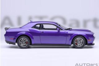 DODGE CHALLENGER SRT SUPER STOCK 2023 (PLUM CRAZY/PURPLE) AUTOart 1:18 Composite
