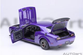 DODGE CHALLENGER SRT SUPER STOCK 2023 (PLUM CRAZY/PURPLE) AUTOart 1:18 Composite