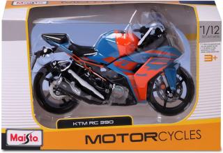 KTM RC 390 orange/blau Maisto 1:12