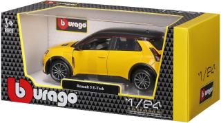 Renault 5 E-Tech gelb Burago 1:24